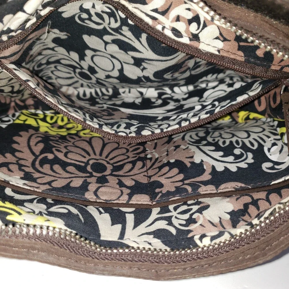 VERA BRADLEY Quilted Brown Purse Handbag